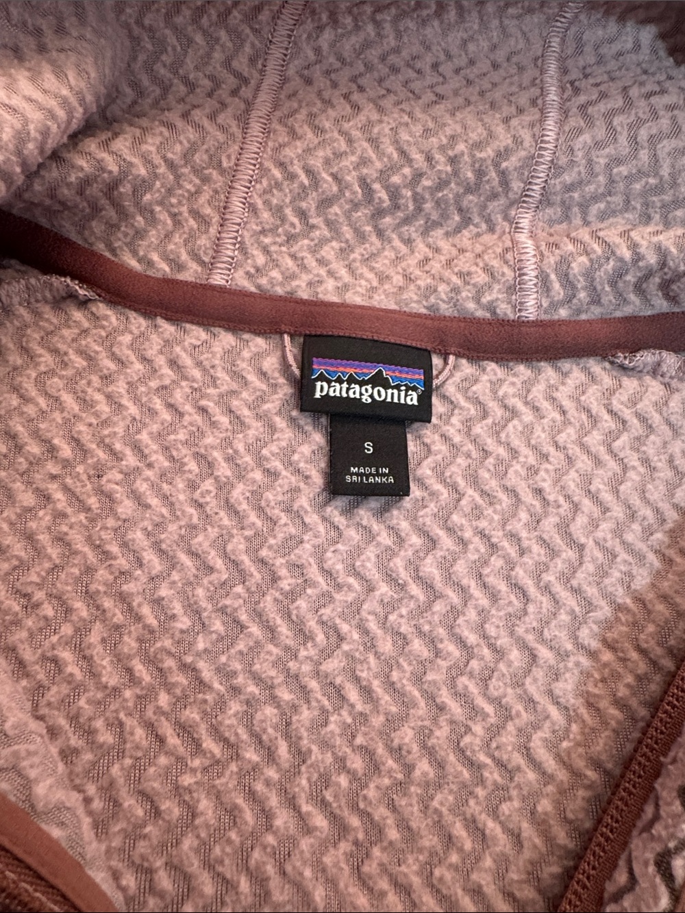 Patagonia R1® Air Full-Zip Hoody Women's Small light purple - Picture 7 of 7